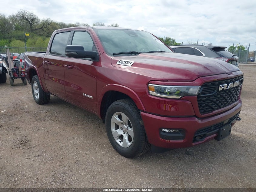 2025 Ram 1500 VIN 1C6SRFFP8SN518232 IAAI salvage auction — LEFT SIDE, Salvage (Illinois), sold $15,600 on 2026-07-29 (photo 1)