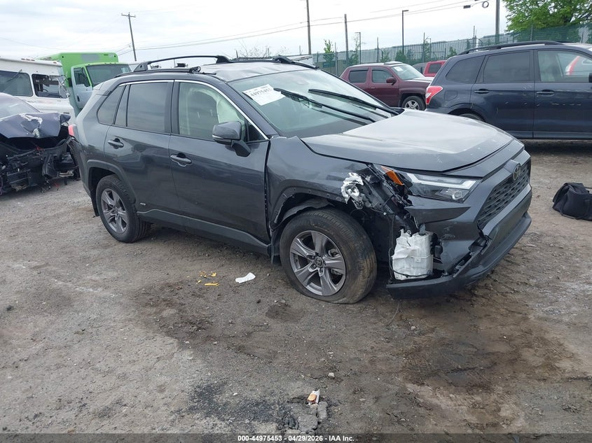 2025 Toyota Rav 4 VIN JTMRWRFV9SJ090016 IAAI salvage auction — LEFT SIDE, Salvage Title, sold $8,400 on 2026-07-10 (photo 1)