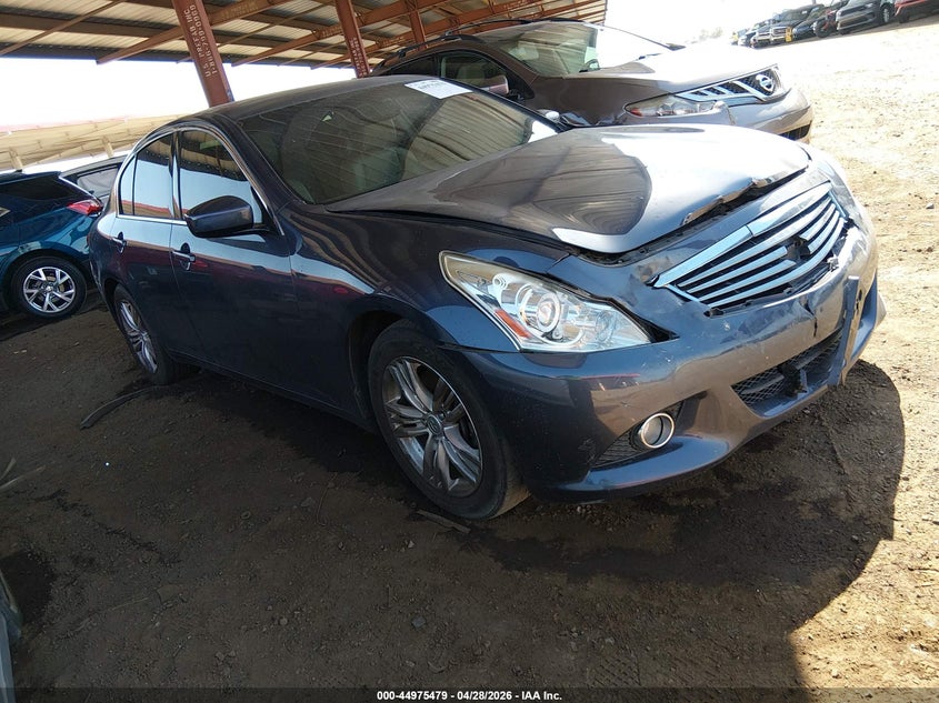2011 Infiniti G VIN JN1CV6APXBM509783 IAAI salvage auction — FRONT END, Salvage (Arizona), sold $1,300 on 2026-07-14 (photo 1)