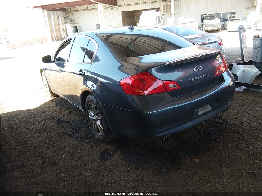 2011 Infiniti G VIN JN1CV6APXBM509783 IAAI salvage auction — FRONT END, Salvage (Arizona), sold $1,300 on 2026-07-14 (photo 3)