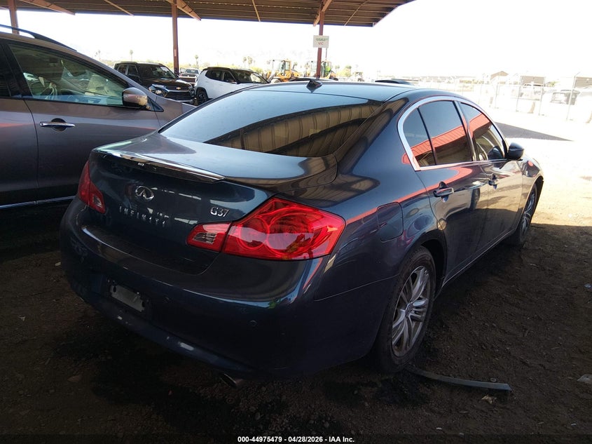 2011 Infiniti G VIN JN1CV6APXBM509783 IAAI salvage auction — FRONT END, Salvage (Arizona), sold $1,300 on 2026-07-14 (photo 4)