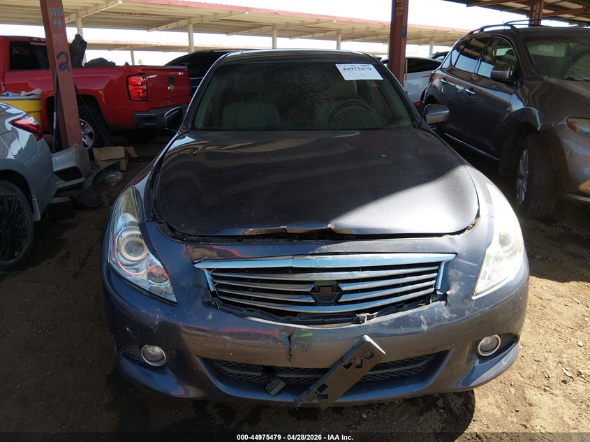 2011 Infiniti G VIN JN1CV6APXBM509783 IAAI salvage auction — FRONT END, Salvage (Arizona), sold $1,300 on 2026-07-14 (photo 6)