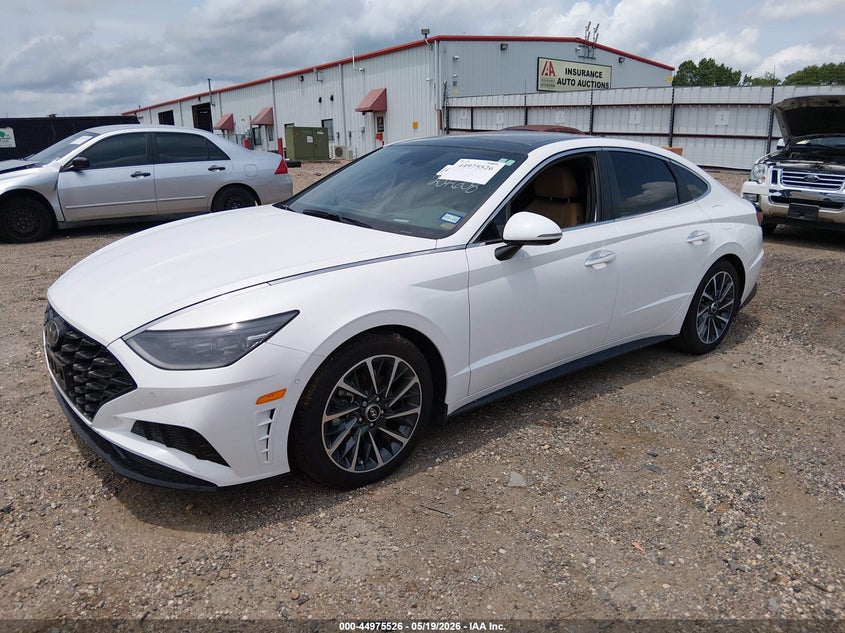 2022 Hyundai Sonata VIN KMHL34J25NA204608 IAAI salvage auction — RIGHT SIDE, Salvage (Texas), sold $9,150 on 2026-07-13 (photo 2)