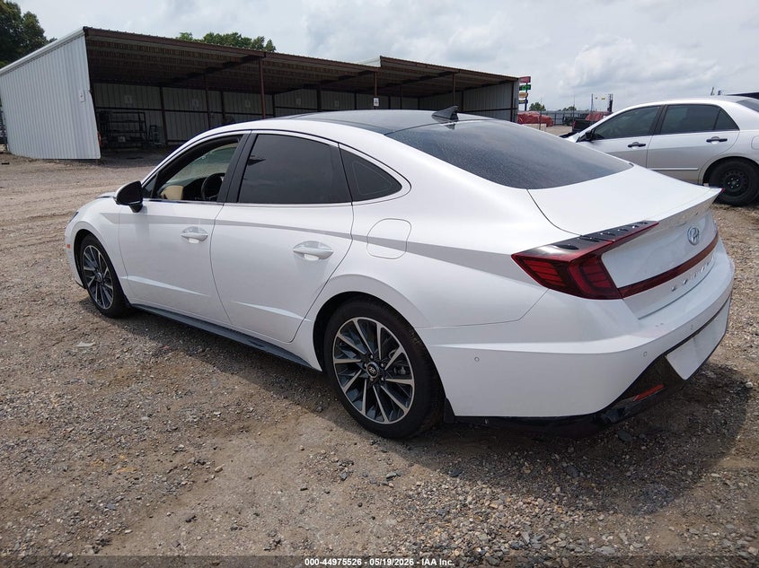 2022 Hyundai Sonata VIN KMHL34J25NA204608 IAAI salvage auction — RIGHT SIDE, Salvage (Texas), sold $9,150 on 2026-07-13 (photo 3)