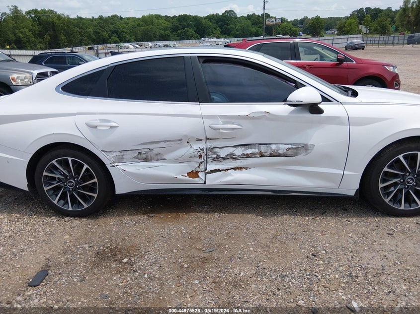 2022 Hyundai Sonata VIN KMHL34J25NA204608 IAAI salvage auction — RIGHT SIDE, Salvage (Texas), sold $9,150 on 2026-07-13 (photo 6)