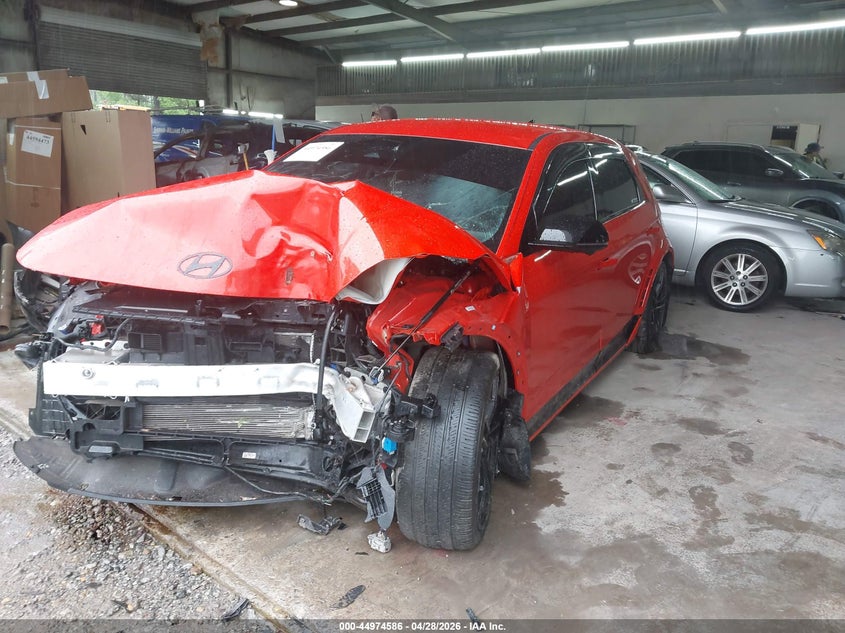 2025 Hyundai VIN KM8KNDA80SU006183 IAAI salvage auction — FRONT END, Salvage (Georgia), sold $6,300 on 2026-07-30 (photo 2)