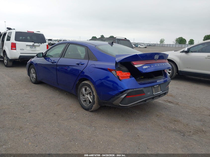 2024 Hyundai Elantra VIN KMHLL4DG1RU789683 IAAI salvage auction — REAR END, Salvage Title, sold $4,550 on 2026-07-29 (photo 3)