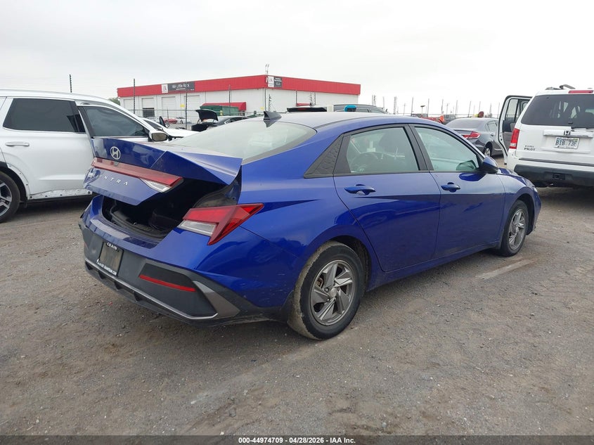 2024 Hyundai Elantra VIN KMHLL4DG1RU789683 IAAI salvage auction — REAR END, Salvage Title, sold $4,550 on 2026-07-29 (photo 4)