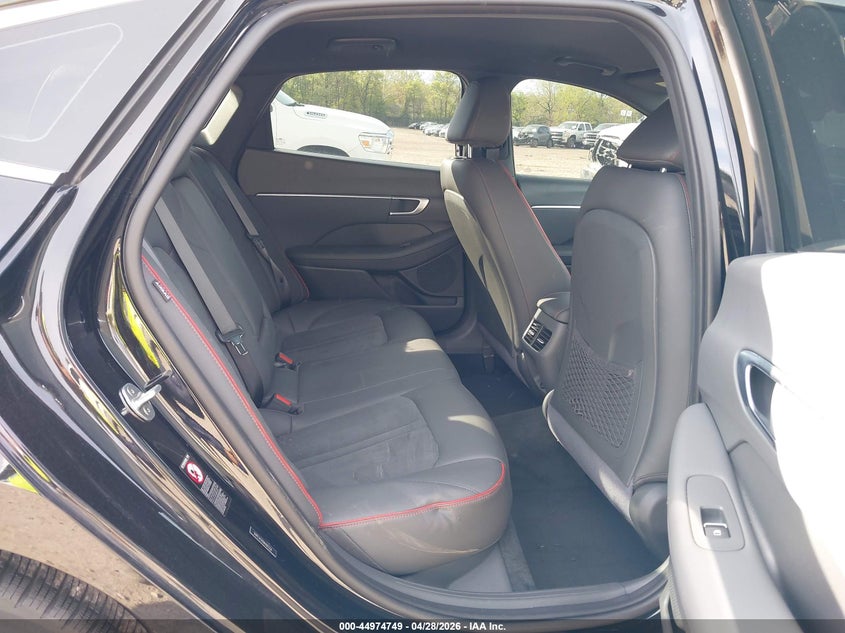 2021 Hyundai Sonata VIN 5NPEJ4J21MH082338 IAAI salvage auction — REAR END, Salvage Title, sold $4,350 on 2026-07-21 (photo 8)