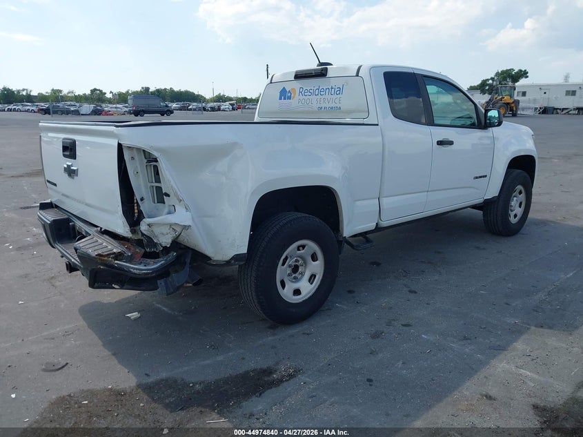 2018 Chevrolet Colorado VIN 1GCHSBEA0J1194289 IAAI salvage auction — REAR END, Salvage Title, sold $3,500 on 2026-07-10 (photo 4)