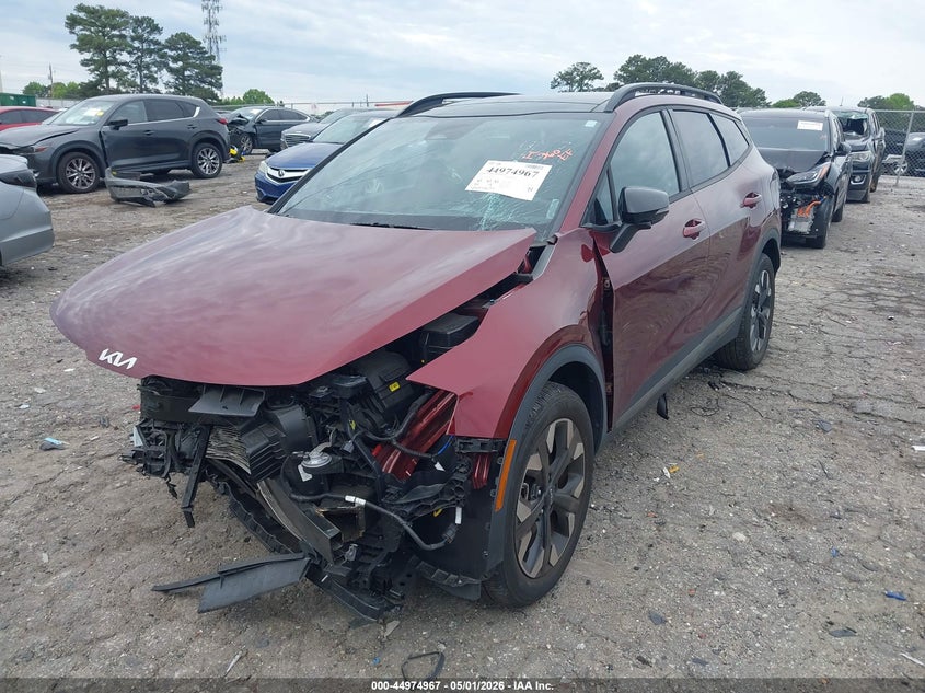 2023 Kia Sportage VIN 5XYK6CAF4PG103793 IAAI salvage auction — FRONT END, Salvage Title, sold $2,650 on 2026-07-22 (photo 2)