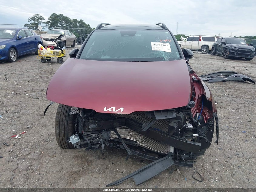 2023 Kia Sportage VIN 5XYK6CAF4PG103793 IAAI salvage auction — FRONT END, Salvage Title, sold $2,650 on 2026-07-22 (photo 6)