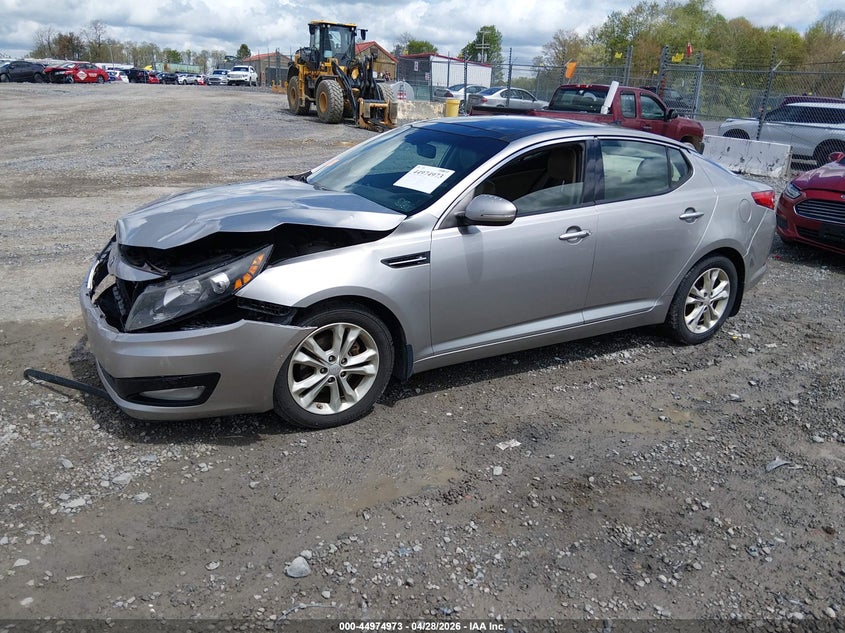 2013 Kia Optima VIN 5XXGN4A77DG111961 IAAI salvage auction — FRONT END, Salvage (West Virginia), sold $475 on 2026-07-08 (photo 2)