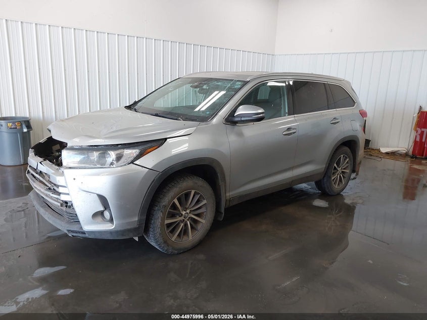 2019 Toyota Highlander VIN 5TDJZRFHXKS713094 IAAI salvage auction — FRONT END, Regular (South Dakota), sold $3,250 on 2026-07-28 (photo 2)