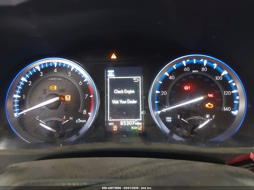 2019 Toyota Highlander VIN 5TDJZRFHXKS713094 IAAI salvage auction — FRONT END, Regular (South Dakota), sold $3,250 on 2026-07-28 (photo 7)