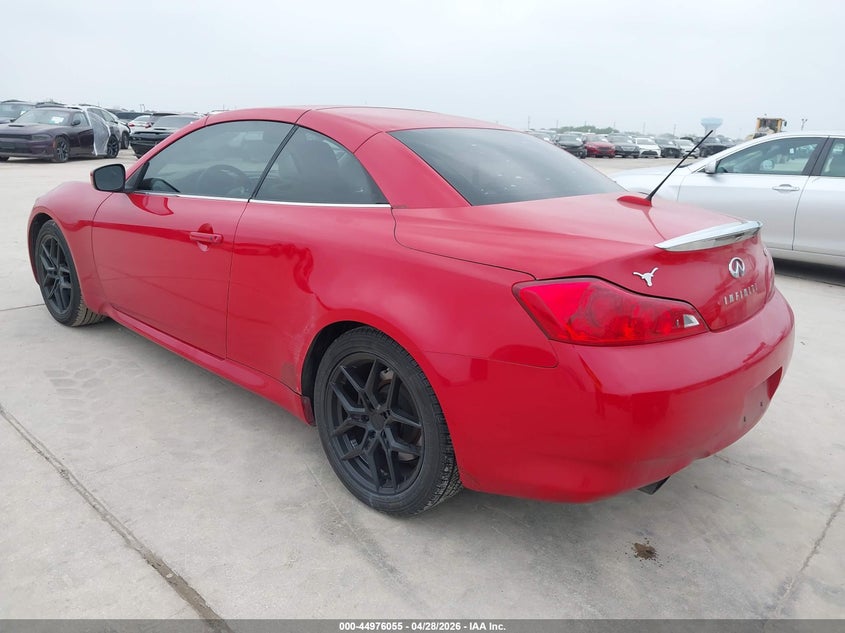 2009 Infiniti G37 VIN JNKCV66E19M723784 IAAI salvage auction — FRONT END, Original (Texas), sold $2,075 on 2026-07-13 (photo 3)