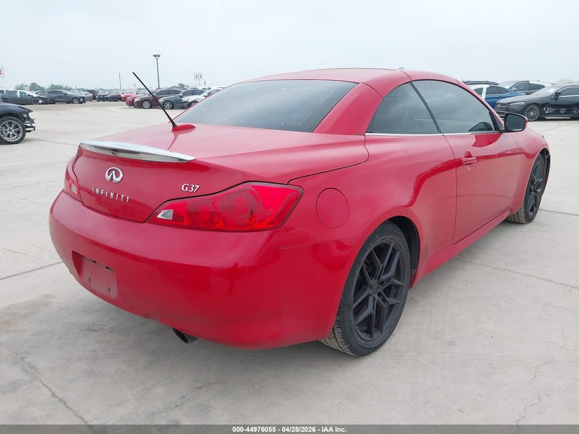 2009 Infiniti G37 VIN JNKCV66E19M723784 IAAI salvage auction — FRONT END, Original (Texas), sold $2,075 on 2026-07-13 (photo 4)