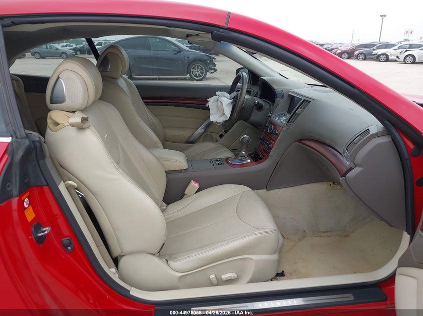 2009 Infiniti G37 VIN JNKCV66E19M723784 IAAI salvage auction — FRONT END, Original (Texas), sold $2,075 on 2026-07-13 (photo 5)