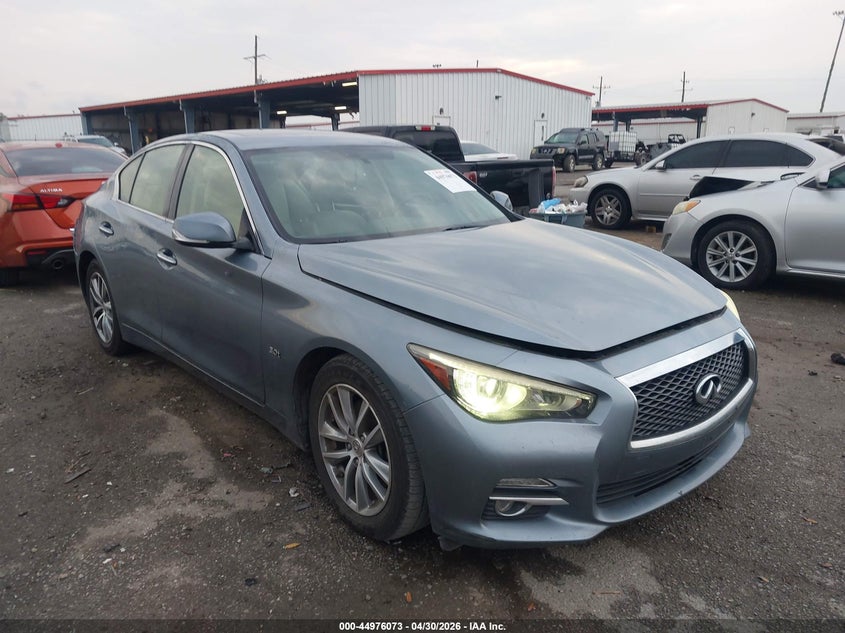 2017 Infiniti Q50 VIN JN1EV7AP5HM743532 IAAI salvage auction — REAR END, Salvage (Louisiana), sold $1,400 on 2026-07-21 (photo 1)
