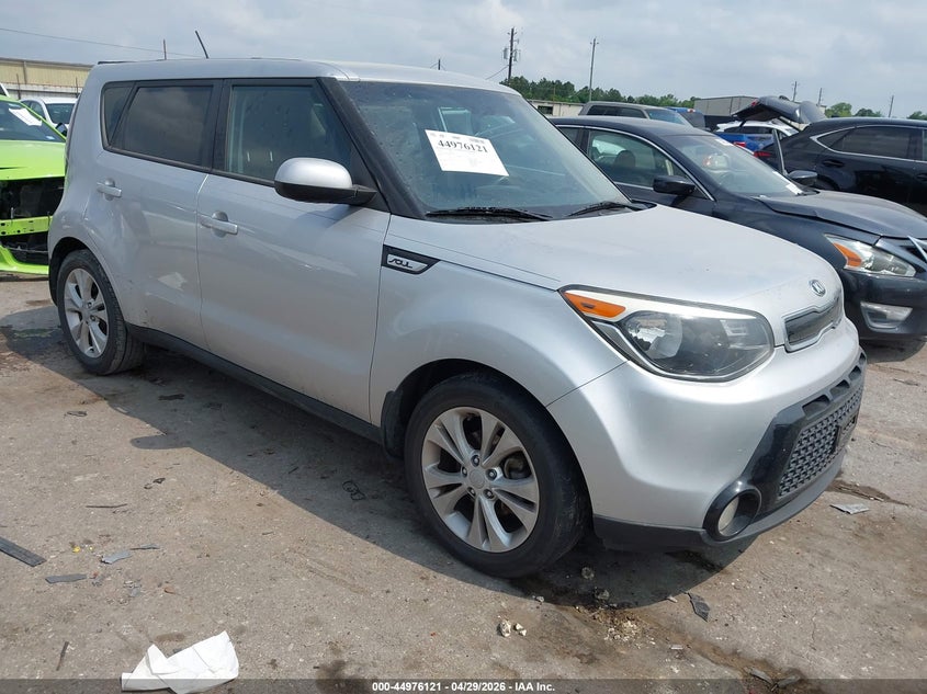 2016 Kia Soul VIN KNDJP3A50G7865015 IAAI salvage auction — REAR END, Original (Texas), sold $1,300 on 2026-07-17 (photo 1)