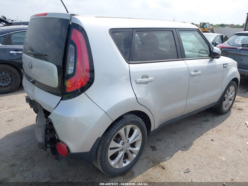 2016 Kia Soul VIN KNDJP3A50G7865015 IAAI salvage auction — REAR END, Original (Texas), sold $1,300 on 2026-07-17 (photo 4)