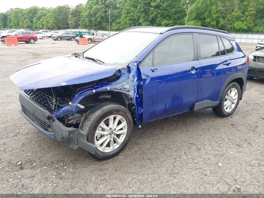 2025 Toyota Corolla cross VIN 7MUCAAAG2SV126491 IAAI salvage auction — FRONT END, Salvage (Georgia), sold $8,500 on 2026-07-23 (photo 2)