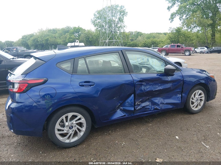 2025 Subaru Impreza VIN JF1GUABC1S8253063 IAAI salvage auction — RIGHT SIDE, Salvage (Indiana), sold $4,400 on 2026-07-15 (photo 6)