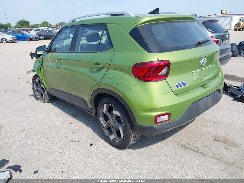 2021 Hyundai Venue VIN KMHRC8A3XMU082402 IAAI salvage auction — FRONT END, Salvage Title, sold $725 on 2026-07-29 (photo 3)