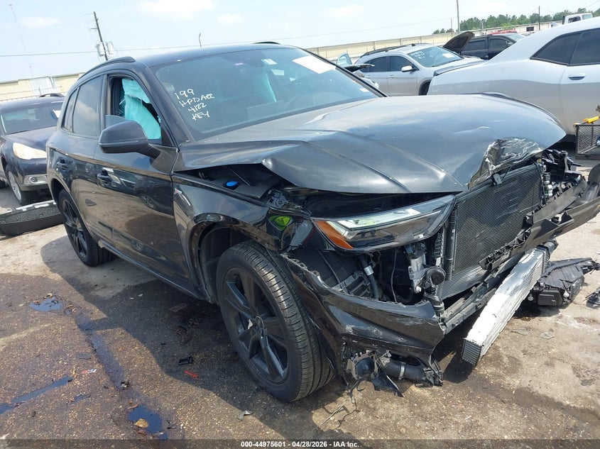 2025 Audi Q5 VIN WA1GAAFY7S2054265 IAAI salvage auction — FRONT END, Salvage (Texas), sold $13,500 on 2026-07-15 (photo 1)