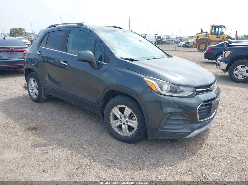 2017 Chevrolet Trax VIN KL7CJLSB4HB233872 IAAI salvage auction — WATER/FLOOD, Salvage Title, sold $825 on 2026-07-10 (photo 1)
