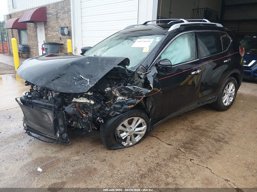 2016 Nissan Rogue VIN JN8AT2MT9GW023574 IAAI salvage auction — FRONT END, Salvage (Alabama), sold $275 on 2026-07-15 (photo 2)