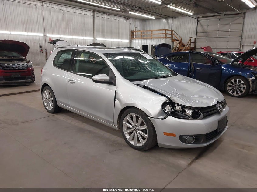 2012 Volkswagen Golf VIN WVWBM7AJ7CW204731 IAAI salvage auction — RIGHT FRONT, Prior Salvage (Minnesota), sold $900 on 2026-07-28 (photo 1)