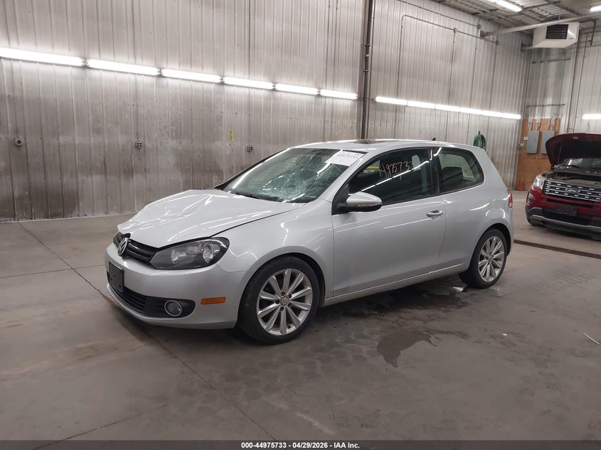 2012 Volkswagen Golf VIN WVWBM7AJ7CW204731 IAAI salvage auction — RIGHT FRONT, Prior Salvage (Minnesota), sold $900 on 2026-07-28 (photo 2)