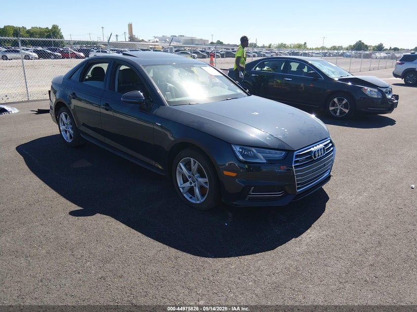 2018 Audi A4 VIN WAUDNAF43JA126090 IAAI salvage auction — REAR END, Salvage Title, sold $4,900 on 2026-09-03 (photo 1)