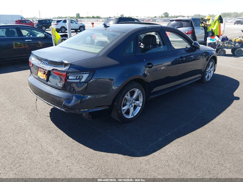 2018 Audi A4 VIN WAUDNAF43JA126090 IAAI salvage auction — REAR END, Salvage Title, sold $4,900 on 2026-09-03 (photo 4)
