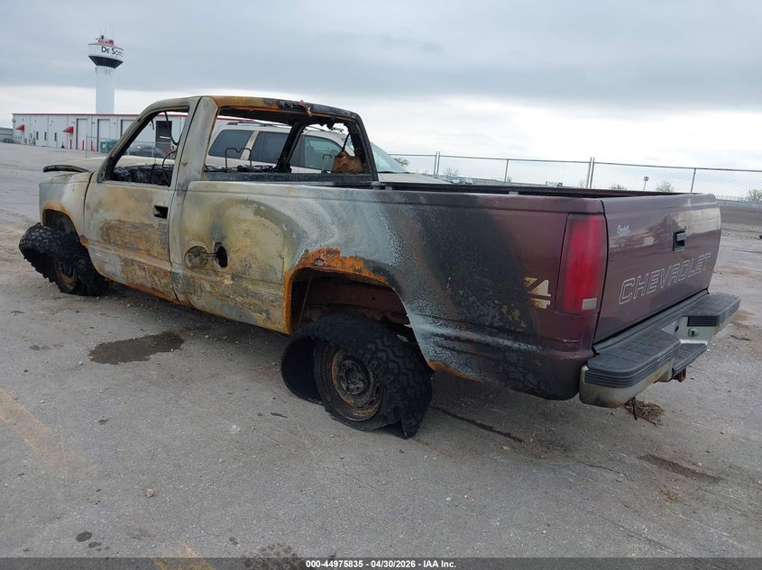 1997 Chevrolet S-10 pickup VIN 1GCEK14R9VZ147239 IAAI salvage auction — TOTAL BURN, Parts Only Bos (Minnesota), sold $150 on 2026-07-07 (photo 3)