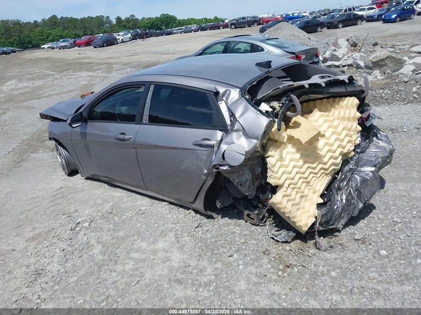 2024 Hyundai Elantra VIN KMHLM4DGXRU692253 IAAI salvage auction — REAR END, Salvage (Tennessee), sold $1,250 on 2026-07-14 (photo 3)