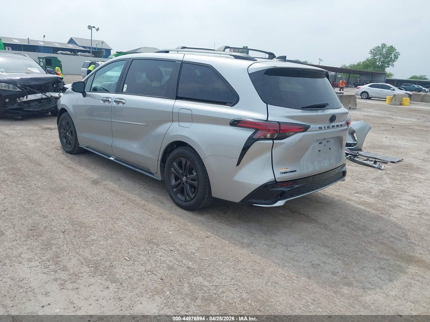 2025 Toyota Sienna VIN 5TDCSKFC9SS165081 IAAI salvage auction — FRONT END, Original (Texas), sold $24,200 on 2026-07-29 (photo 3)