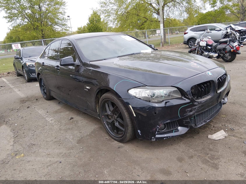 2011 BMW 5 series VIN WBAFU9C52BC784187 IAAI salvage auction — FRONT END, Salvage (New Jersey), sold $3,125 on 2026-07-13 (photo 1)