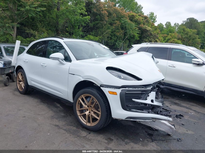 2025 Porsche Macan VIN WP1AA2A51SLB02401 IAAI salvage auction — FRONT END, Salvage (North Carolina), sold $12,700 on 2026-07-30 (photo 1)
