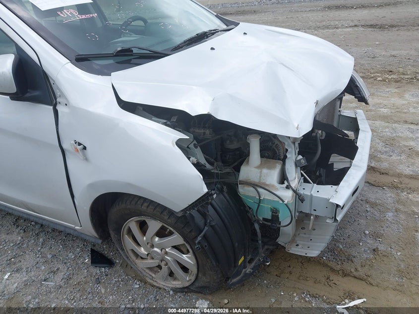 2024 Mitsubishi Mirage VIN ML32AUHJ4RH001034 IAAI salvage auction — FRONT END, Salvage Title, sold $1,900 on 2026-07-19 (photo 6)