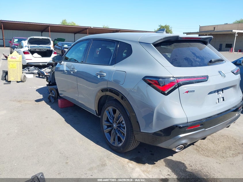 2025 Acura Adx VIN 3HDSA2H51SM704207 IAAI salvage auction — LEFT FRONT, Salvage Title, sold $12,400 on 2026-07-11 (photo 3)
