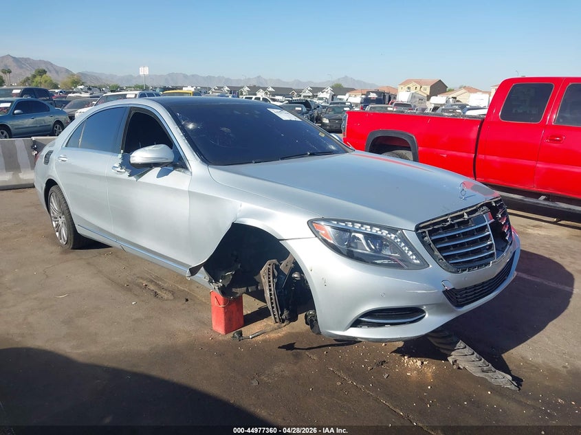 2015 Mercedes-benz S-klasse VIN WDDUG8FB2FA155355 IAAI salvage auction — LEFT SIDE, Salvage (Arizona), sold $3,350 on 2026-08-18 (photo 1)