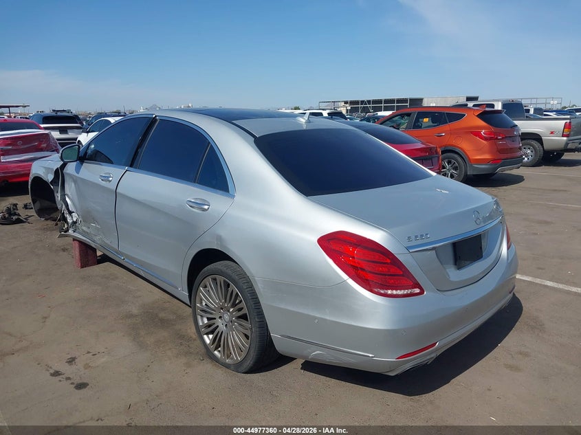 2015 Mercedes-benz S-klasse VIN WDDUG8FB2FA155355 IAAI salvage auction — LEFT SIDE, Salvage (Arizona), sold $3,350 on 2026-08-18 (photo 3)