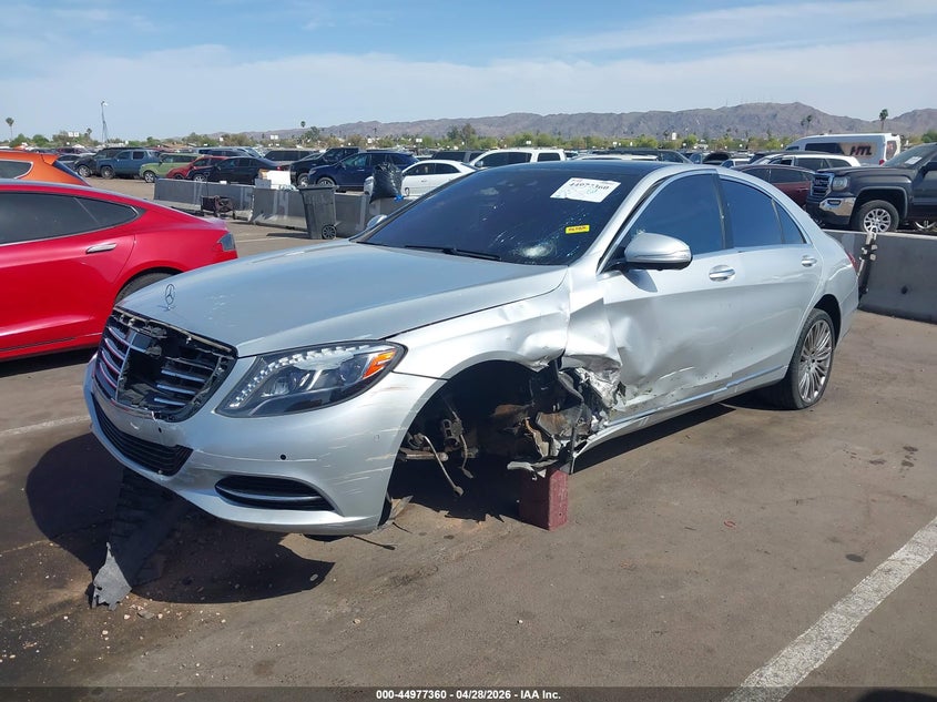 2015 Mercedes-benz S-klasse VIN WDDUG8FB2FA155355 IAAI salvage auction — LEFT SIDE, Salvage (Arizona), sold $3,350 on 2026-08-18 (photo 6)