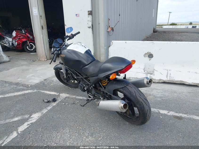2007 Ducati Monster VIN ZDM1RADM67B104492 IAAI salvage auction — THEFT, Salvage (California), sold $100 on 2026-08-19 (photo 3)