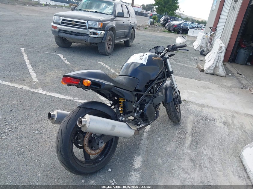 2007 Ducati Monster VIN ZDM1RADM67B104492 IAAI salvage auction — THEFT, Salvage (California), sold $100 on 2026-08-19 (photo 4)