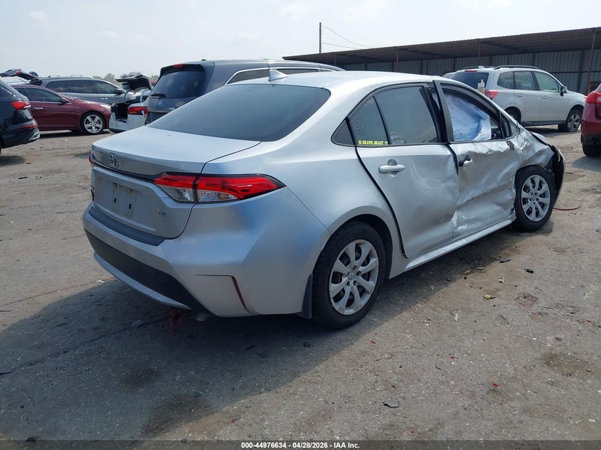 2021 Toyota Corolla VIN JTDEPMAE7MJ161349 IAAI salvage auction — RIGHT SIDE, Original (Texas), sold $3,500 on 2026-07-29 (photo 4)