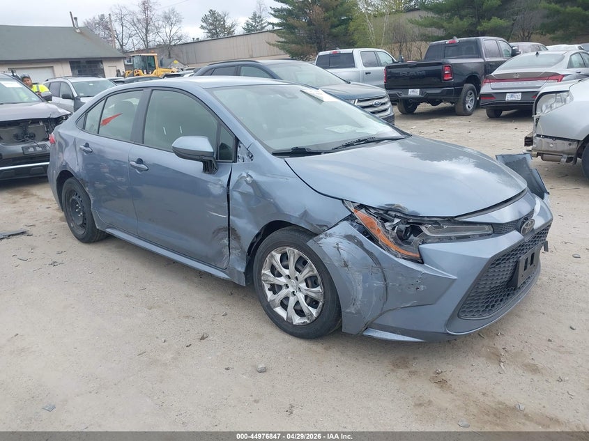 2022 Toyota Corolla VIN JTDEPMAE9N3025665 IAAI salvage auction — LEFT SIDE, Salvage Title, sold $3,100 on 2026-07-29 (photo 1)