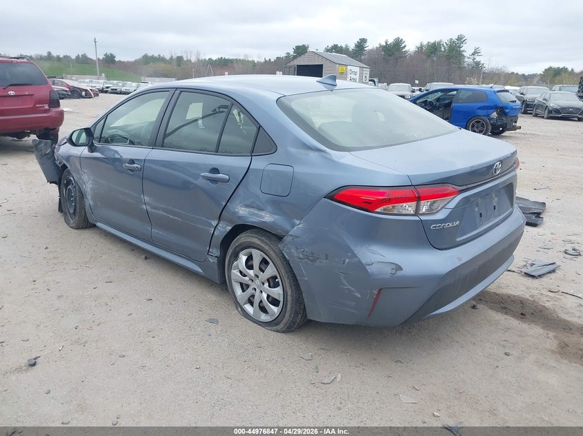 2022 Toyota Corolla VIN JTDEPMAE9N3025665 IAAI salvage auction — LEFT SIDE, Salvage Title, sold $3,100 on 2026-07-29 (photo 3)